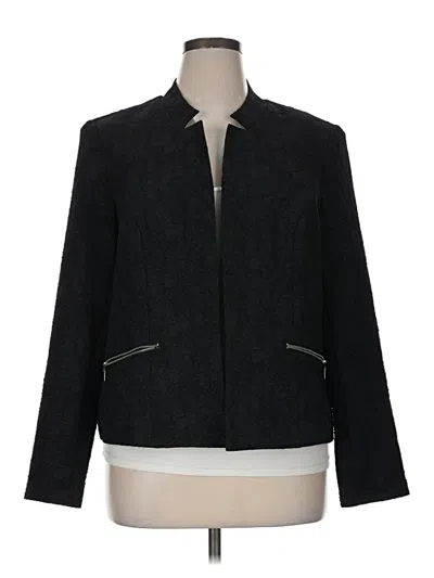 Pre-owned Roz & Ali Blazer Jacket In Black