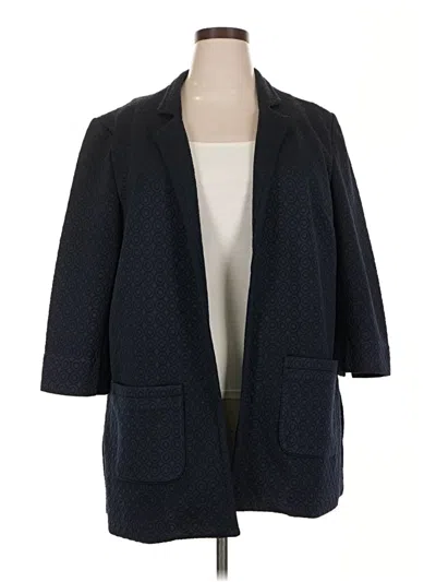 Pre-owned Roz & Ali Blazer Jacket In Blue