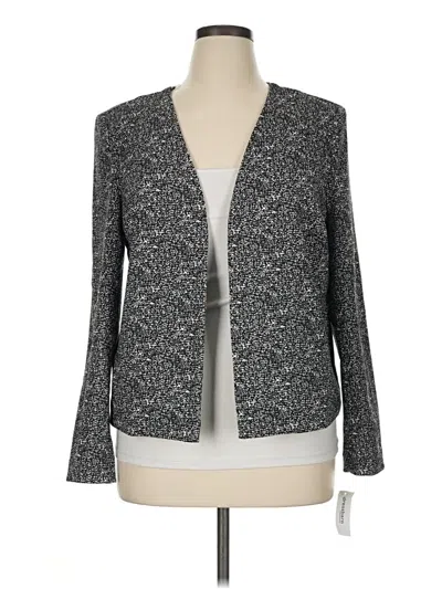 Pre-owned Roz & Ali Blazer Jacket In Gray