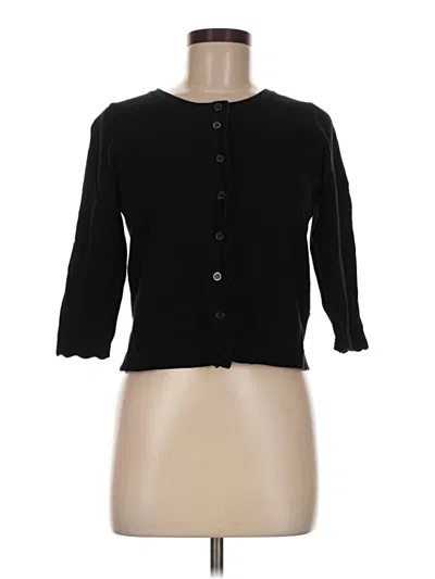 Pre-owned Roz & Ali Cardigan Sweater In Black