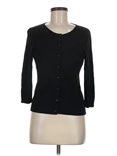 Pre-owned Roz & Ali Cardigan Sweater In Black