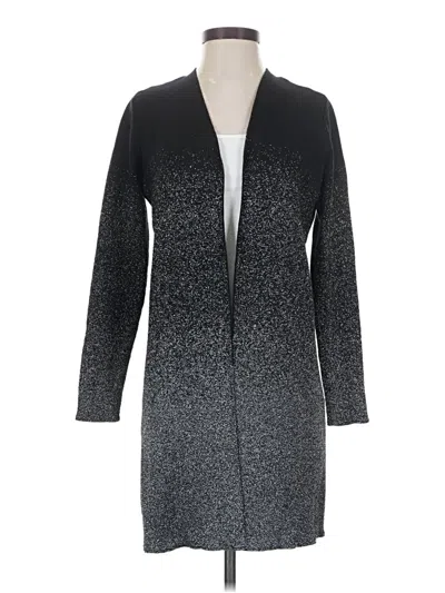 Pre-owned Roz & Ali Cardigan Sweater In Gray