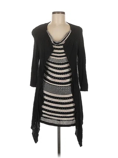 Pre-owned Roz & Ali Casual Dress In Black