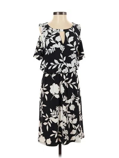 Pre-owned Roz & Ali Casual Dress In Black