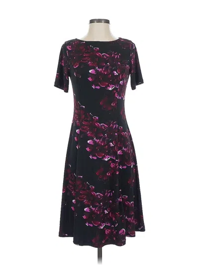 Pre-owned Roz & Ali Casual Dress In Black