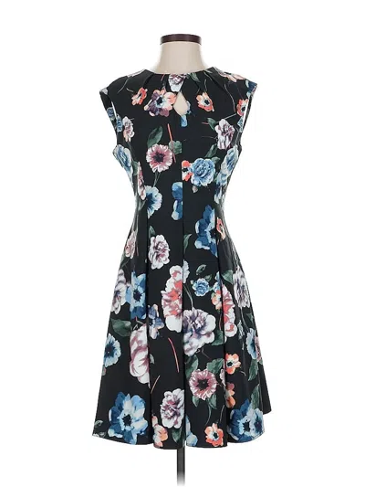 Pre-owned Roz & Ali Casual Dress In Black