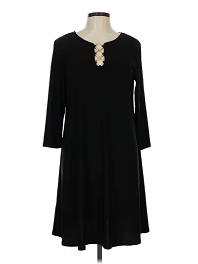 Pre-owned Roz & Ali Casual Dress In Black