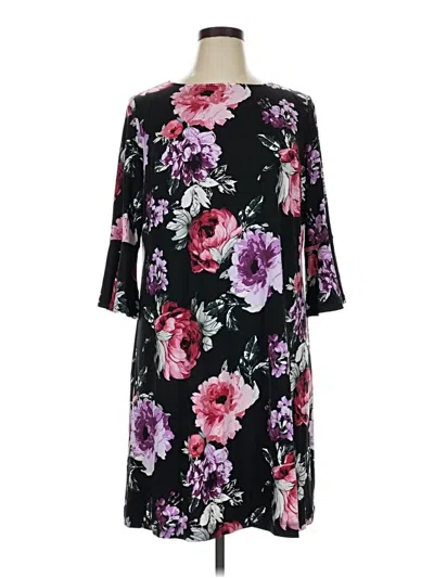 Pre-owned Roz & Ali Casual Dress In Black