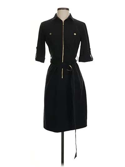 Pre-owned Roz & Ali Casual Dress In Black