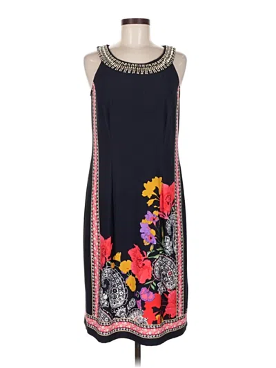 Pre-owned Roz & Ali Casual Dress In Black