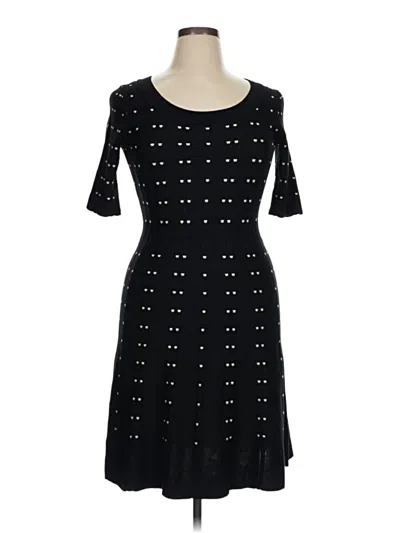 Pre-owned Roz & Ali Casual Dress In Black
