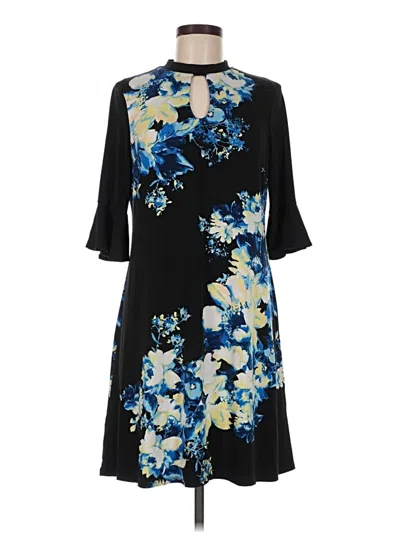 Pre-owned Roz & Ali Casual Dress In Black