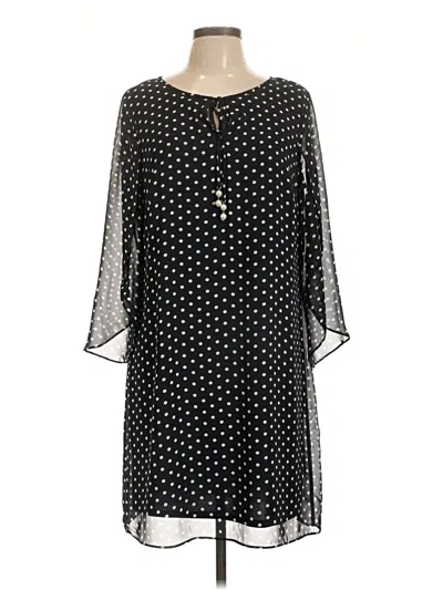 Pre-owned Roz & Ali Casual Dress In Black