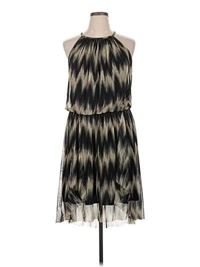 Pre-owned Roz & Ali Casual Dress In Black