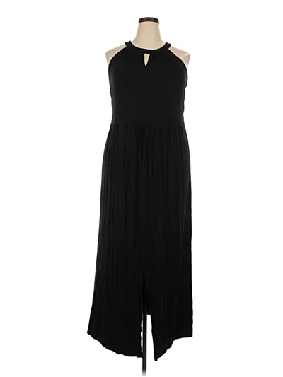 Pre-owned Roz & Ali Casual Dress In Black
