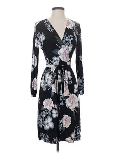 Pre-owned Roz & Ali Casual Dress In Black