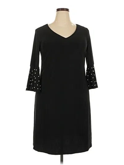 Pre-owned Roz & Ali Casual Dress In Black