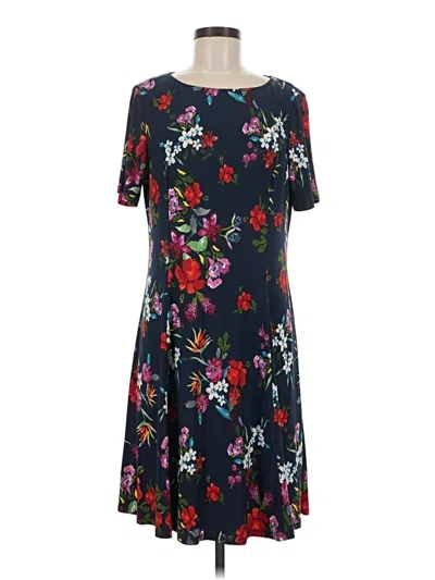 Pre-owned Roz & Ali Casual Dress In Black