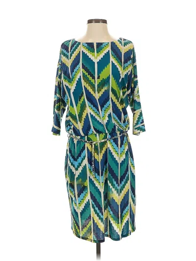 Pre-owned Roz & Ali Casual Dress In Blue