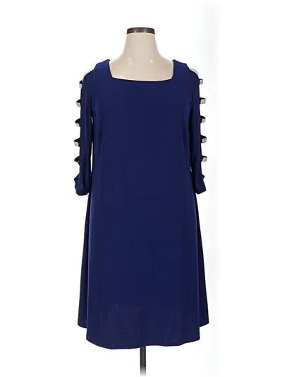 Pre-owned Roz & Ali Casual Dress In Blue