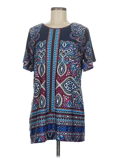 Pre-owned Roz & Ali Casual Dress In Blue