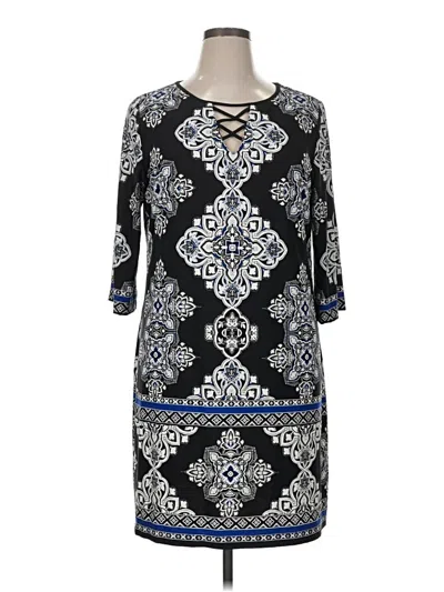 Pre-owned Roz & Ali Casual Dress In Blue
