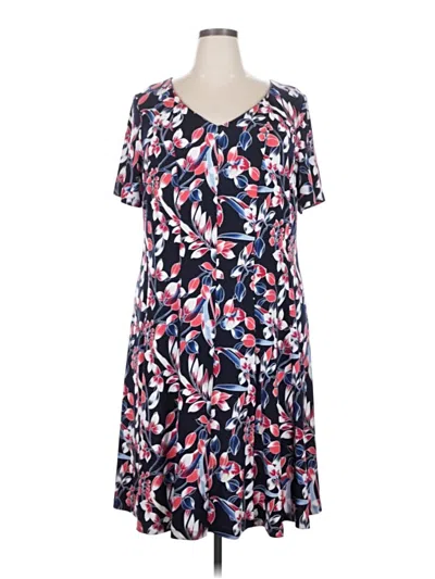 Pre-owned Roz & Ali Casual Dress In Blue