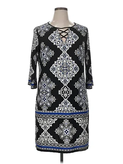 Pre-owned Roz & Ali Casual Dress In Blue