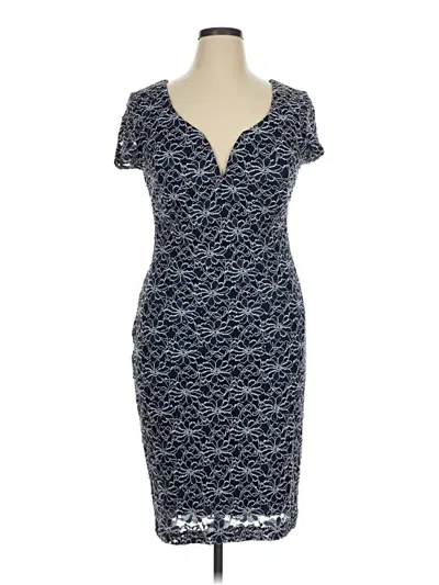 Pre-owned Roz & Ali Casual Dress In Blue