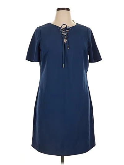 Roz & Ali Casual Dress In Blue