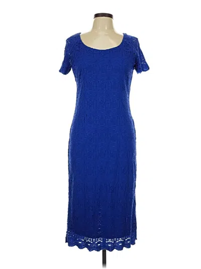 Pre-owned Roz & Ali Casual Dress In Blue