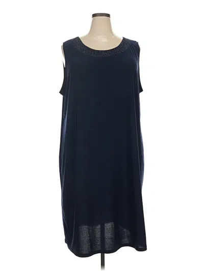 Pre-owned Roz & Ali Casual Dress In Blue
