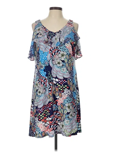 Pre-owned Roz & Ali Casual Dress In Blue