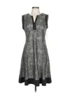 Roz & Ali Casual Dress In Gray