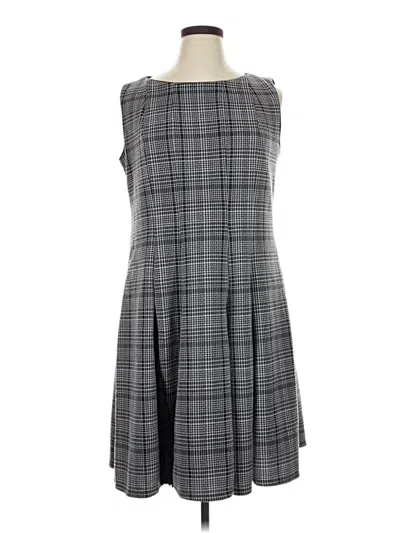 Pre-owned Roz & Ali Casual Dress In Gray