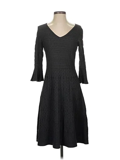 Pre-owned Roz & Ali Casual Dress In Gray