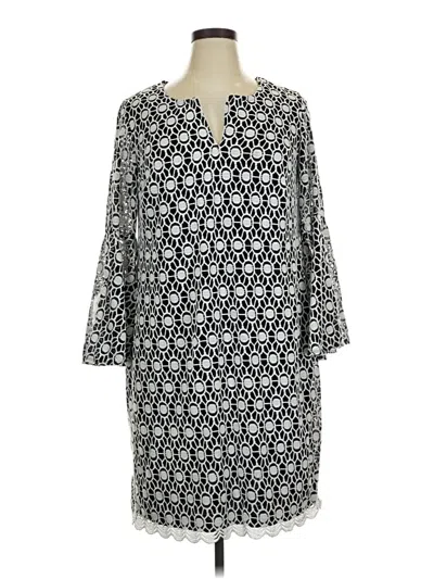 Pre-owned Roz & Ali Casual Dress In Gray