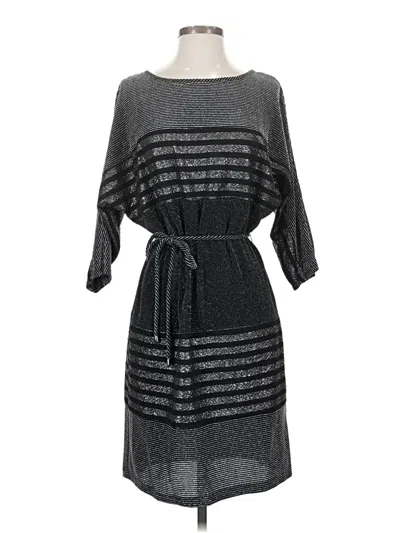 Pre-owned Roz & Ali Casual Dress In Gray