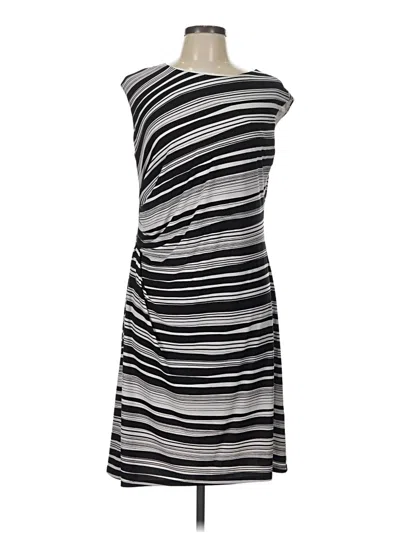 Pre-owned Roz & Ali Casual Dress In Gray