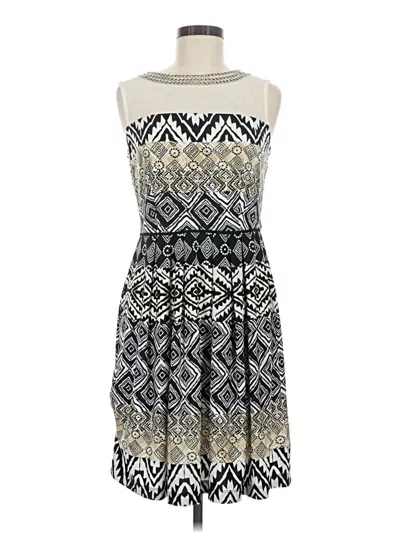 Pre-owned Roz & Ali Casual Dress In Gray