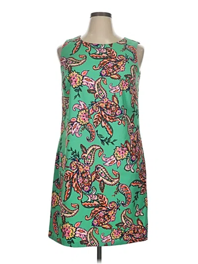 Pre-owned Roz & Ali Casual Dress In Green