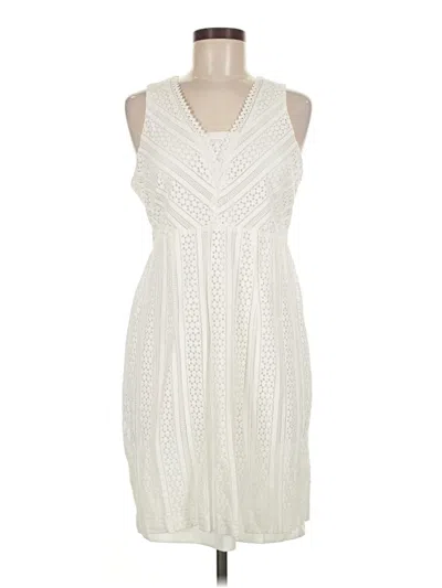 Pre-owned Roz & Ali Casual Dress In Ivory
