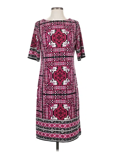 Pre-owned Roz & Ali Casual Dress In Pink