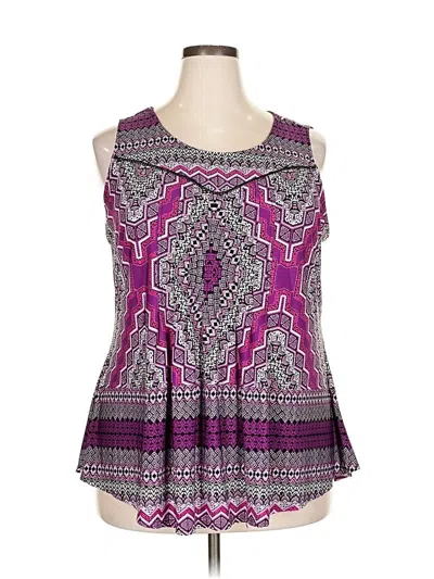 Pre-owned Roz & Ali Casual Dress In Purple