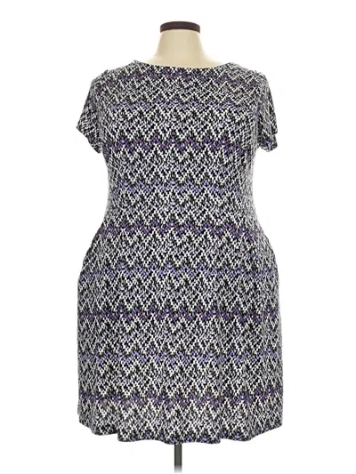 Pre-owned Roz & Ali Casual Dress In Purple