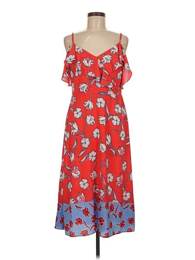 Pre-owned Roz & Ali Casual Dress In Red