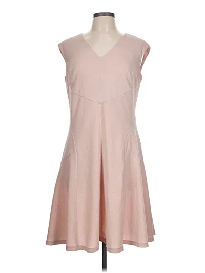 Pre-owned Roz & Ali Casual Dress In Tan