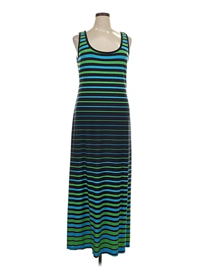 Pre-owned Roz & Ali Casual Dress In Teal