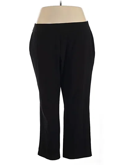 Pre-owned Roz & Ali Casual Pants In Black