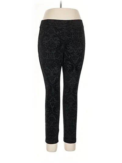 Pre-owned Roz & Ali Casual Pants In Black